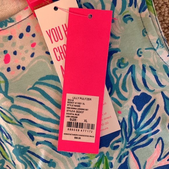 Lilly Pulitzer Mini Donna Legging Set (TOP ONLY) - Picture 2 of 5